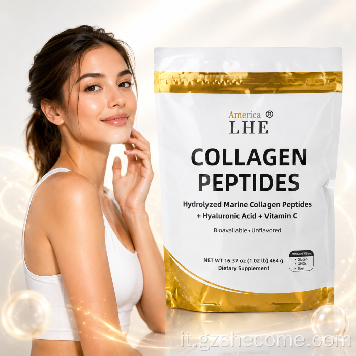 Polvere di peptidi di collagene marino Shecome Salute delle articolazioni della pelle